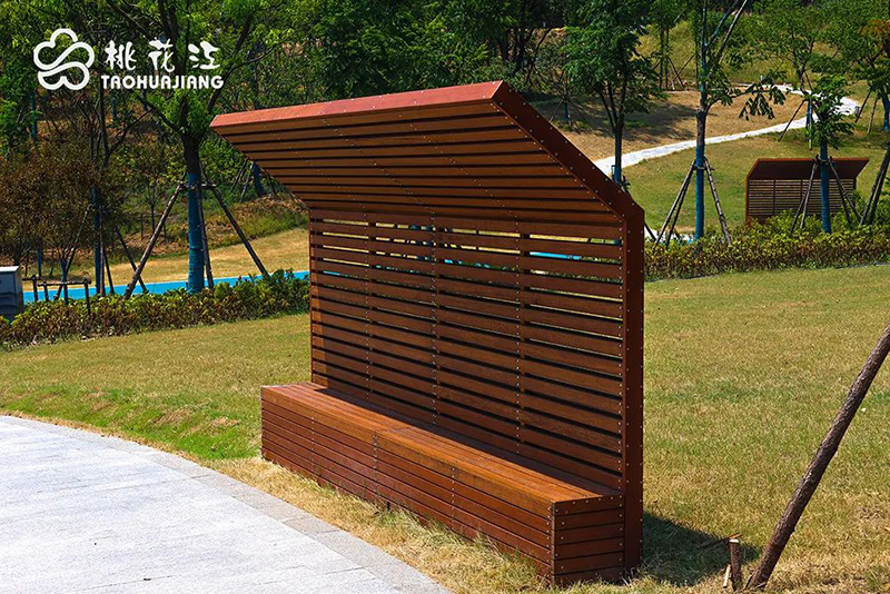 公園遮陽竹木坐椅 公園遮陽竹木坐椅