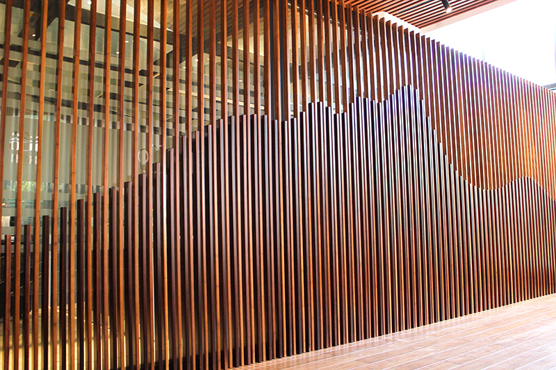 竹格柵隔斷 竹制格柵隔斷