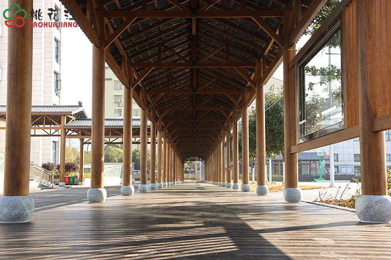 竹裝配式文化連廊