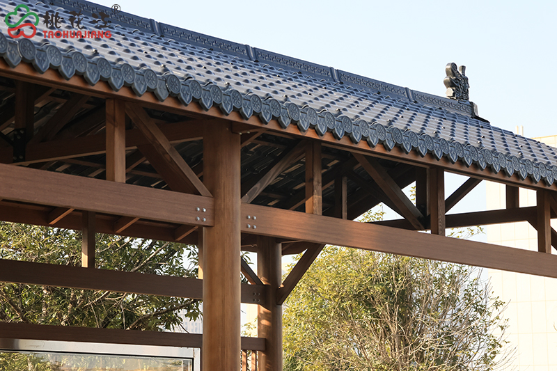 竹裝配式文化連廊