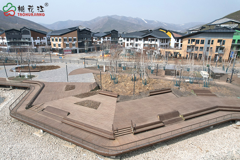 竹木坐凳平臺(tái)