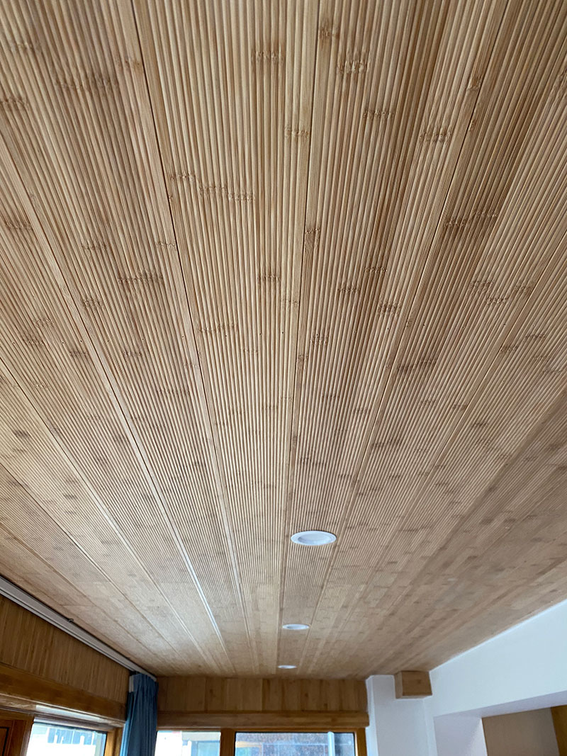 細波紋竹天花板
